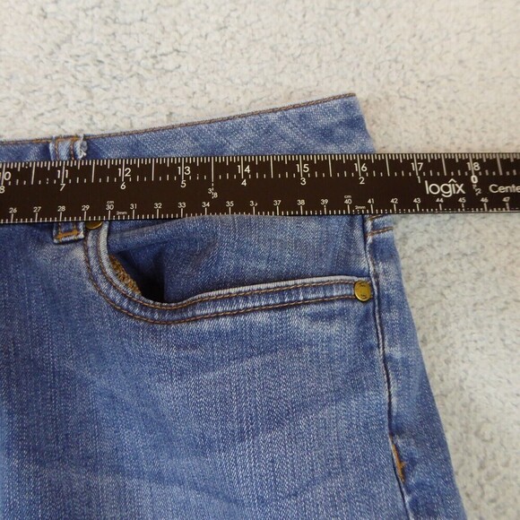 Two by Vince Camuto Jeans Womens 29/8 Medium Wash Blue Stretch Denim Ankle Jeans - Picture 9 of 12